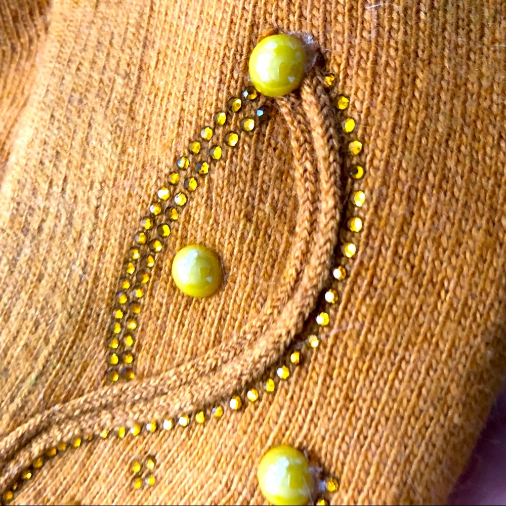 🍁 Golden Mustard Warm Wool Beret